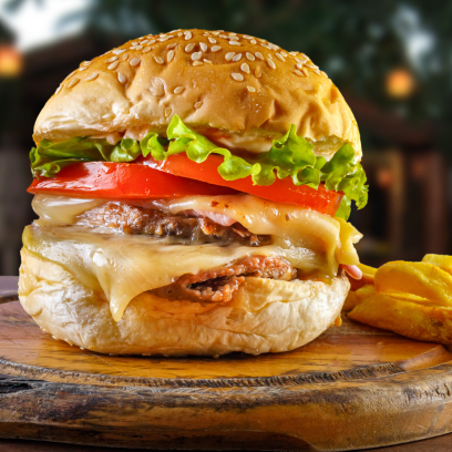 Hamburguer duplo bacon